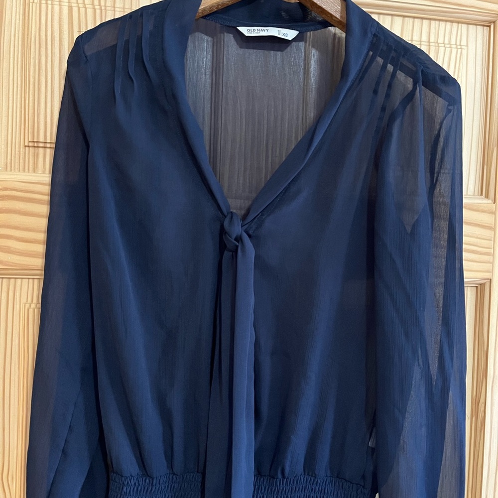 Old Navy sheer blouse